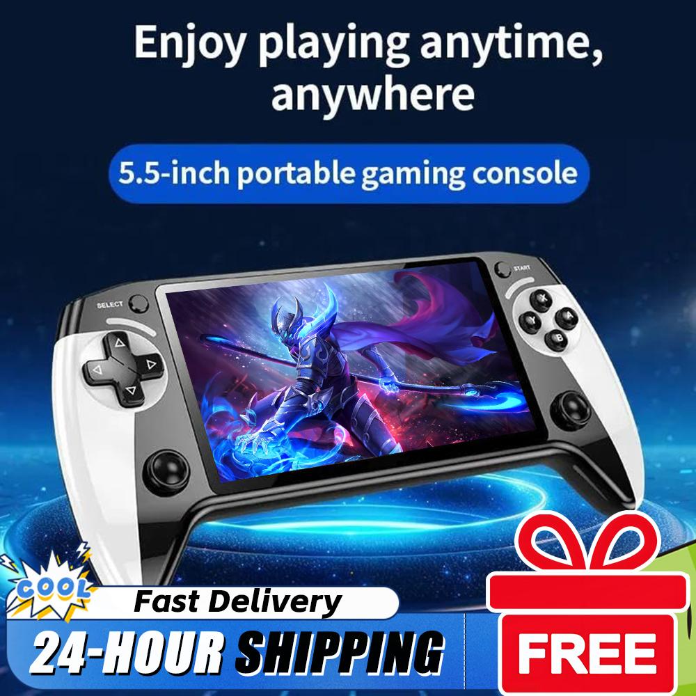 X9 Handheld Game Console 5.5 Inch Screen Retro Gaming Console with 20000+ Classic Games Video Game Player for Kids and Adults