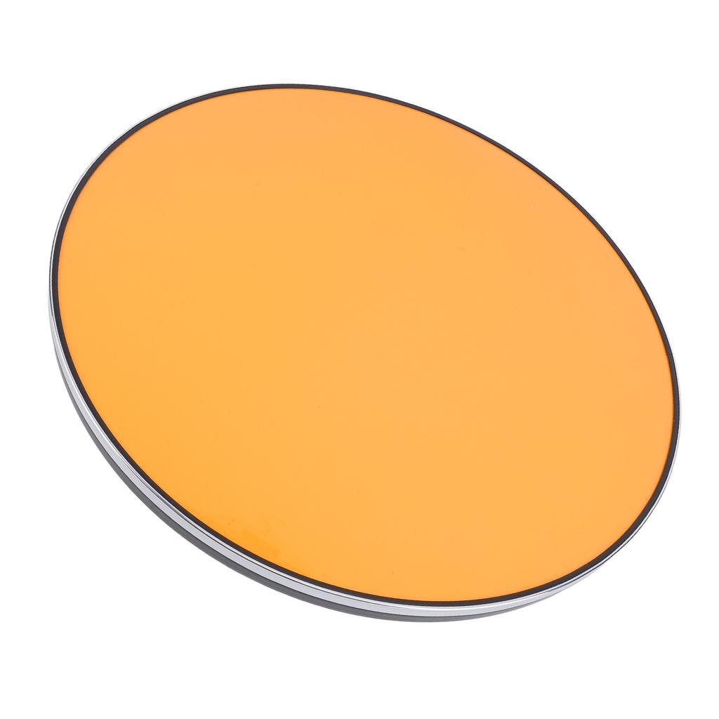 450mm RV Table Top Round Wooden Orange High Gloss Marine Tabletop for RV Yacht Truck Deck Patio