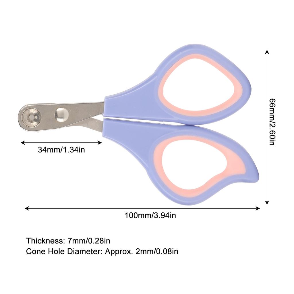 Tiernagelschere Professionelle Reinigung Schönheit Edelstahl Katzennagelschneider für Kleine Mittelgroße Große Katzen Haustiere