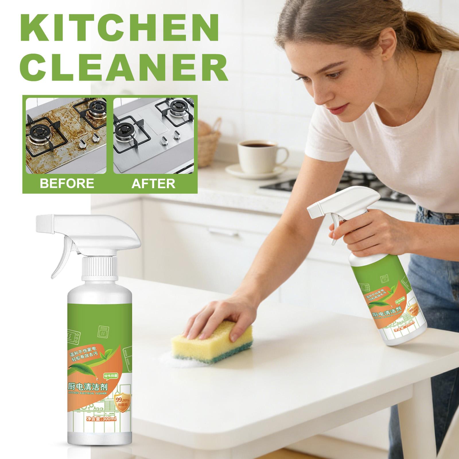 

300 млНатуральний Для побутової техніки,10,56 унцій Електролізований іонний спрей для чищення кухні,Засіб для чищення кухонної техніки,Для холодильника, духовки, плити, витяжки One Size