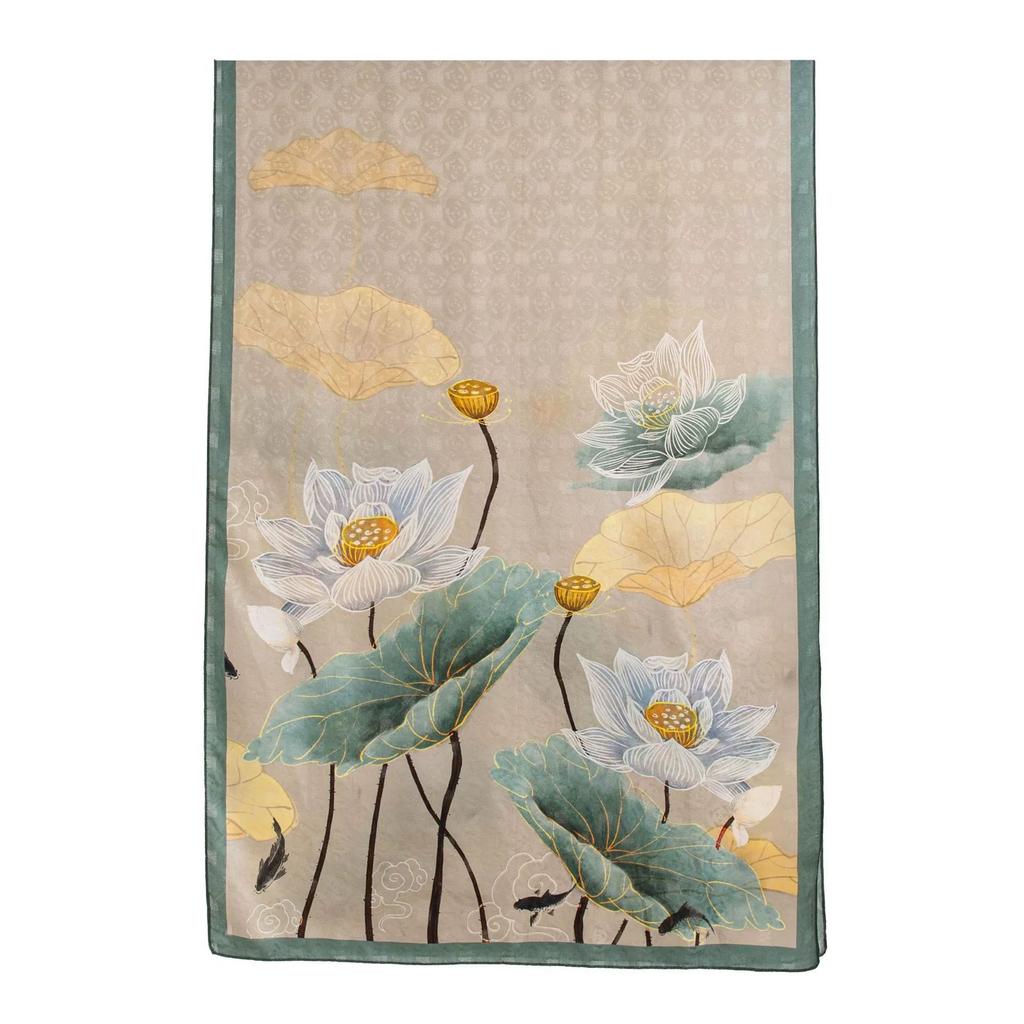 New 100% mulberry silk  premium gift scarf