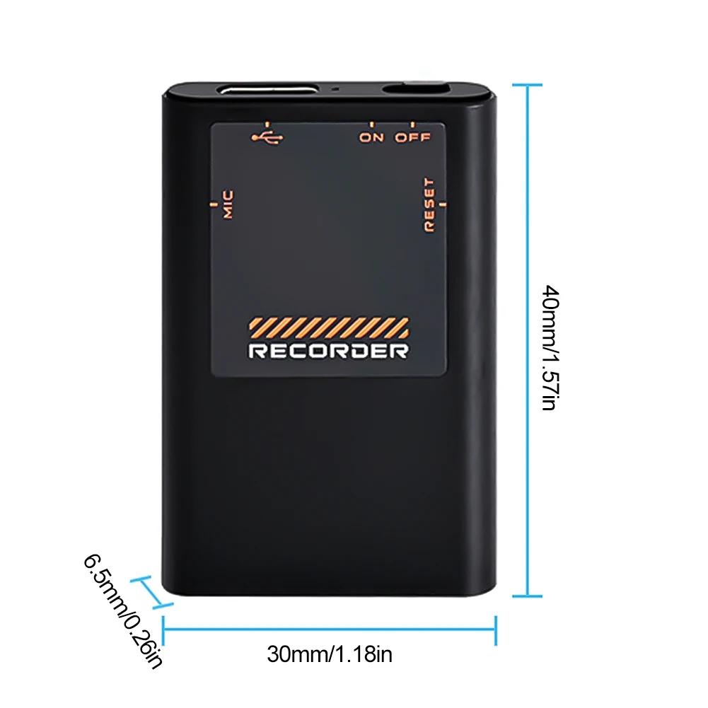 M11 Mini Enregistreur Vocal AI Suppression de Bruit Enregistreurs Numériques à Déclenchement Vocal avec Lecture pour Conférences Réunions Interviews