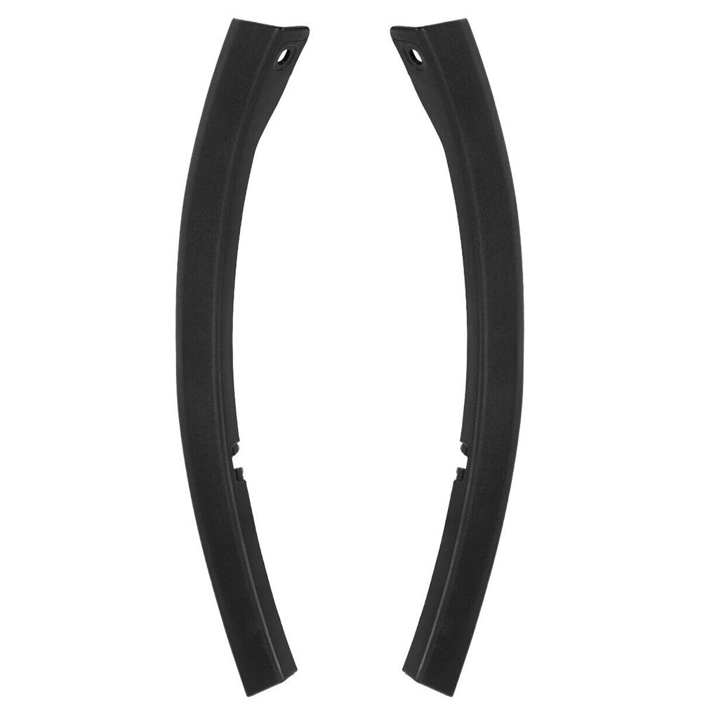 

2 X Front Bumper End Caps Black To1291108 To1290108 For Toyota Rav4 2016-2018 Us