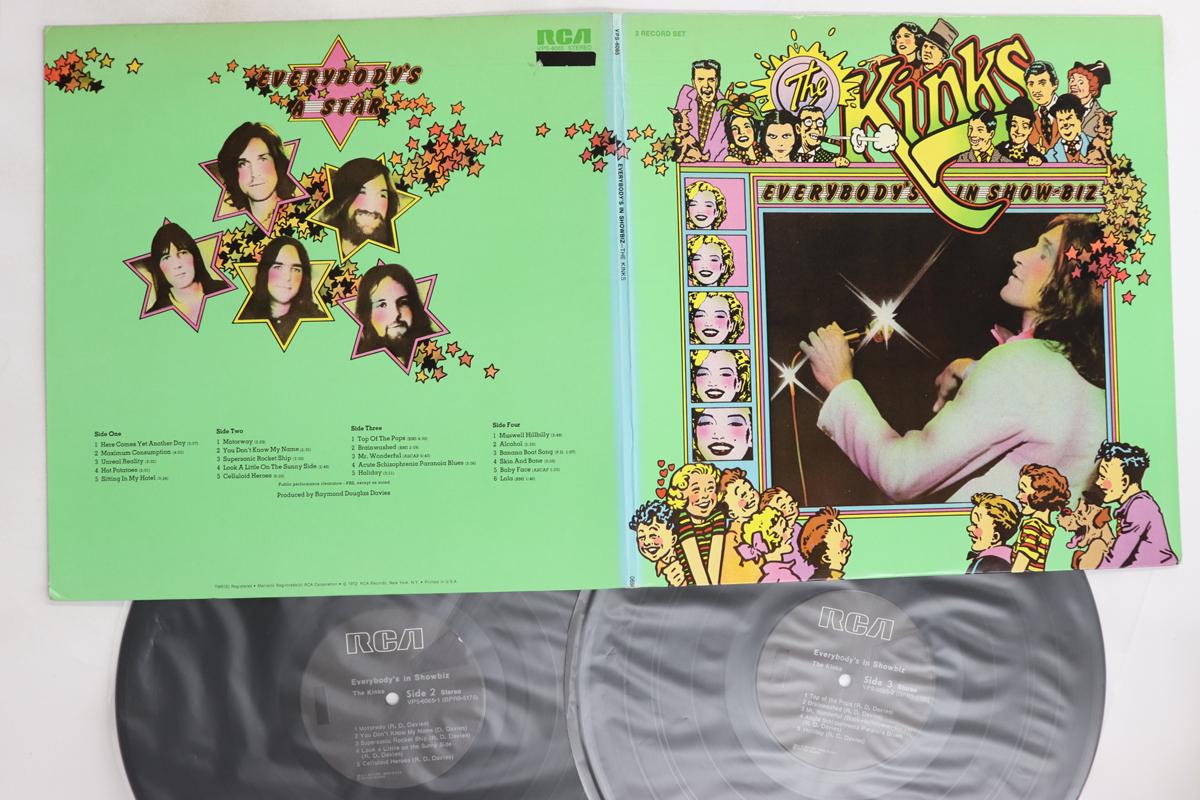 

Виниловая пластинка KINKS Everybodys In Showbiz VPS60651 RCA 1972 США Рок Б/у