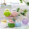 Plush Bird Keychain Soft Stuffed Animal Bag Charm Accessory for Backpack Purse Zipper Pull Decoration with Metal Ring and Clip
