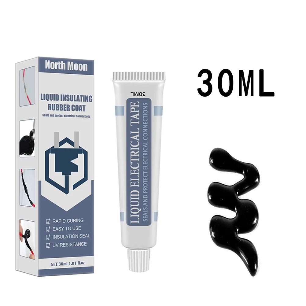 30/125ml Waterproof UV Protection Liquid Insulation Electrical Tape Tube Paste Fast Rubber Fixed Dry Insulating Sealing Glue