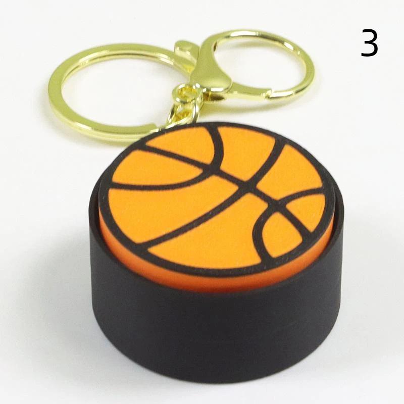 

Ball Games Keyboard Keychain Fidget Toys Push Bubble Stress Relief Sensory Toys Basketball Football Finger Keyboard Clicker 3