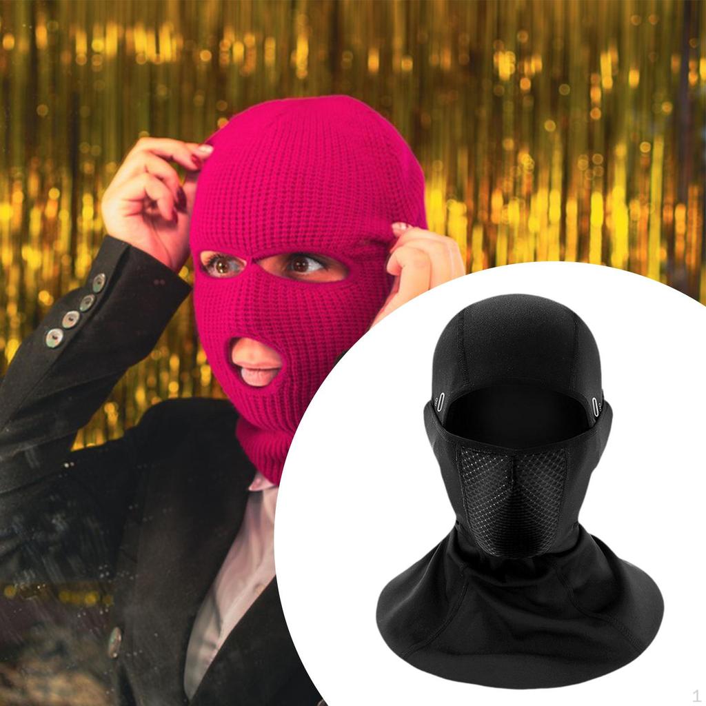 Winter Balaclava Face Mask and Head Thermal Cover Scarf Neck Warmer Hood for Motorcycle