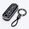Gold Edge Tpu 4 Buttons Shell Fob Holder Bag Remote Car Key Case Cover For Mazda Cx-7 Cx-9 Axela Atenza 2 3 5 6 7 Cx-3 Cx-4 Cx-5
