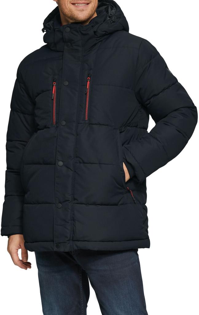Зимняя куртка s.Oliver Steppjacke blau schwarz 46630703