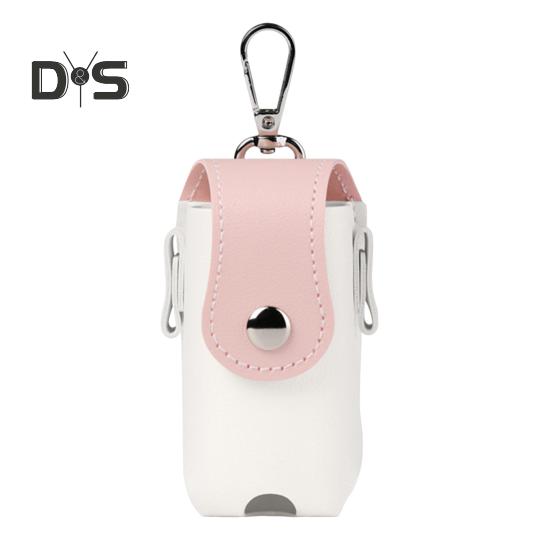 

Мини-сумка для гольфа на пояс, переносная сумка для мячей из искусственной кожи, держатель для мячей, сумка для хранения, аксессуары для гольфа для мужчин и женщин розовый