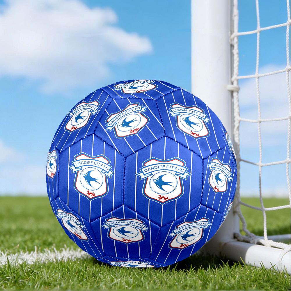 Card-iff Fc Crest Printed Size 5 Soccer Balls, High-Quality, Anti-Slip, Protective Football, A Unique Gift , Birthdays, Christmas Gifts