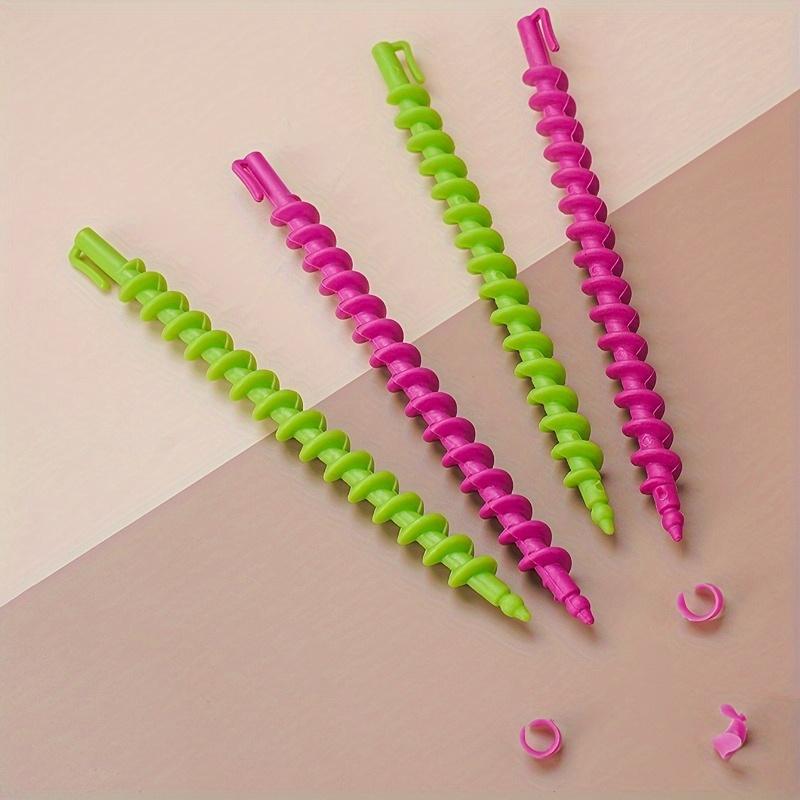 20pcs/Set Hair Curling Rods Spiral Hair Perm Rollers DIY Hairdressing Styling Tools