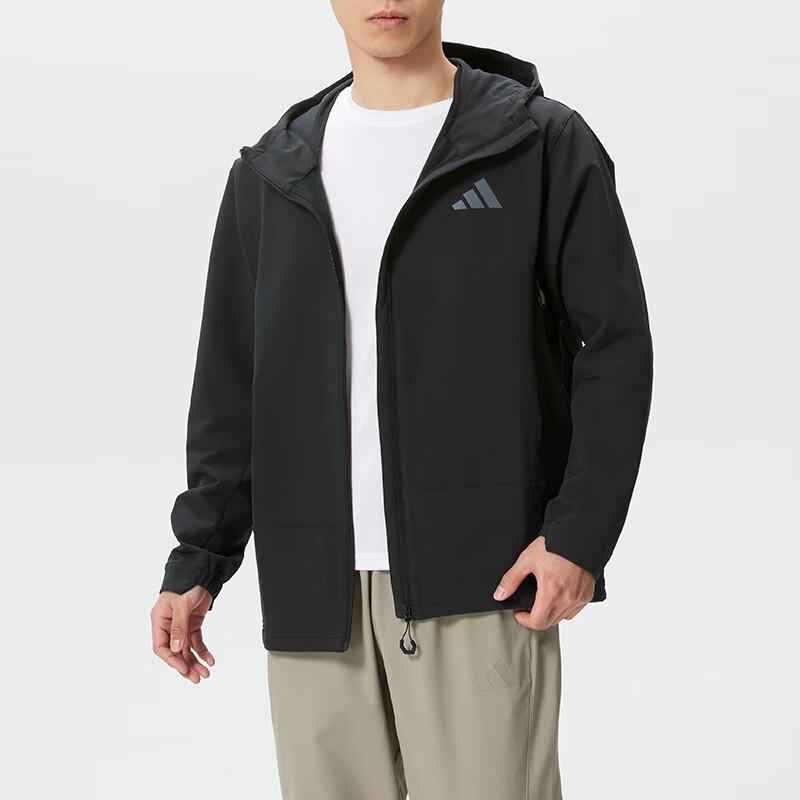 Adidas Men's Hooded Softshell Jacket KD9409