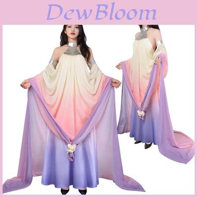 Star Wars Princess Amadala Cosplay Costume With Polyester Fabric For Halloween Parties