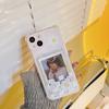 Smile Daisy Flower Case For Iphone 16 Pro Max 11 12 13 14 15 Pro Max 16 Plus X XS XR XS Wallet Card Holder Slot Bag Clear Cover