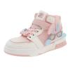 Girls high-top board shoes 2025 spring and autumn new foreign style versatile popular children's sports shoes student casual shoes