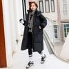 Long over the knee winter new cotton-padded clothes women's loose down cotton-padded clothes women's thickened cotton-padded jackets