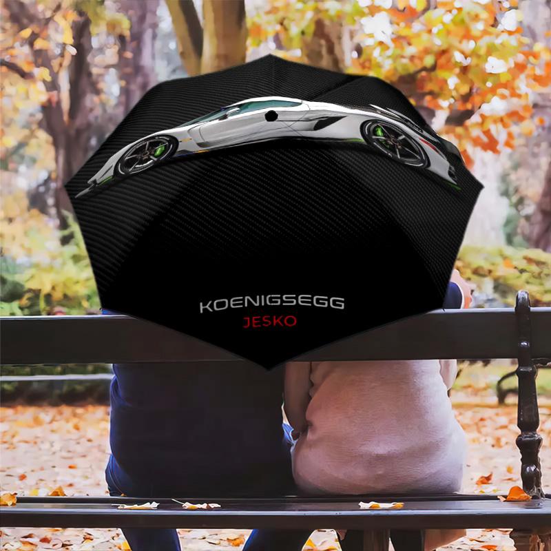 Godzilla Koenigsegg Jesko: Power Precision Folding umbrella 8 paraphenoid bones Umbrella Umbrella Sun umbrella Umbrella