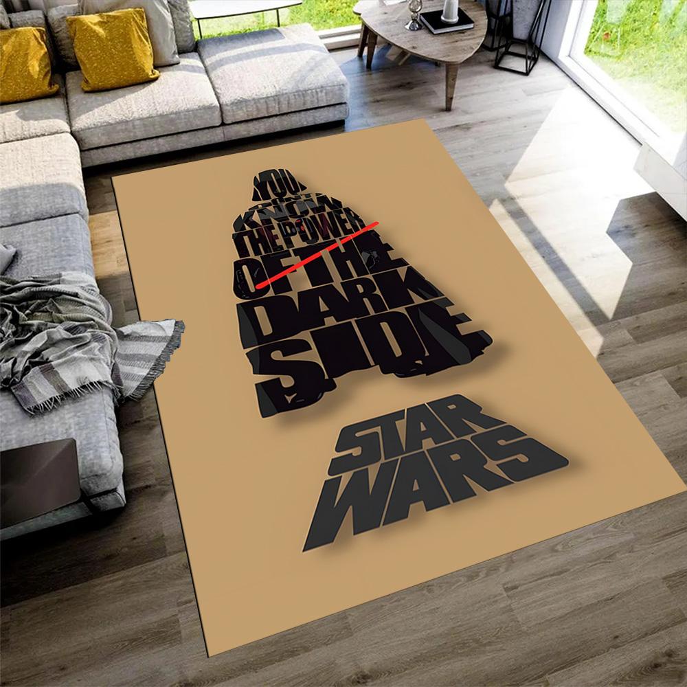 Star Wars Carpet Suitable for Foyer Playrooms Decorate Room Study Room Anti-slip Rug Anime Office Decor Perfect Gift for Women Men
