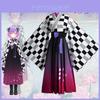 Hololive Eternal Darkness Cosplay Costume Graduation Kimono Dress With Two-feet Sleeves
