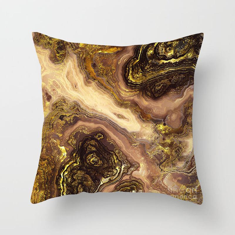 Abstract Art Patterns Throw Pillow Cover With Short Plush Print For Living Room Sofa Decoration Cushion Cover Pillow Covers
