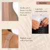 European & American Plus Size Open-Crotch Body Shaper: Hip Lifting, Tummy Control Bodysuit with Row Buckle.