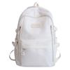 Backpack Female Junior Senior High School Student Schoolbag Solid Color Large Capacity Backpack