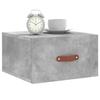 VidaXL Table de chevet murale gris béton 35x35x20 cm 829780
