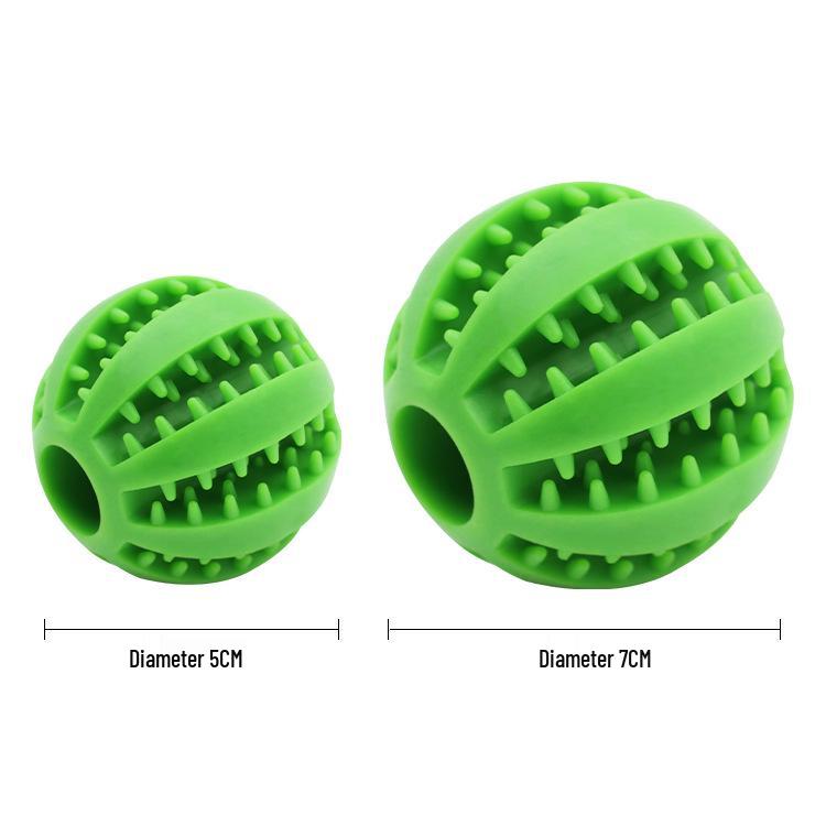 Interactive Dog Chew Toy: Food Dispensing, Teeth Cleaning, Educational Watermelon Ball