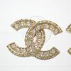 [Pre-owned] CHANEL Coco Mark Rhinestone Earrings/j55-47