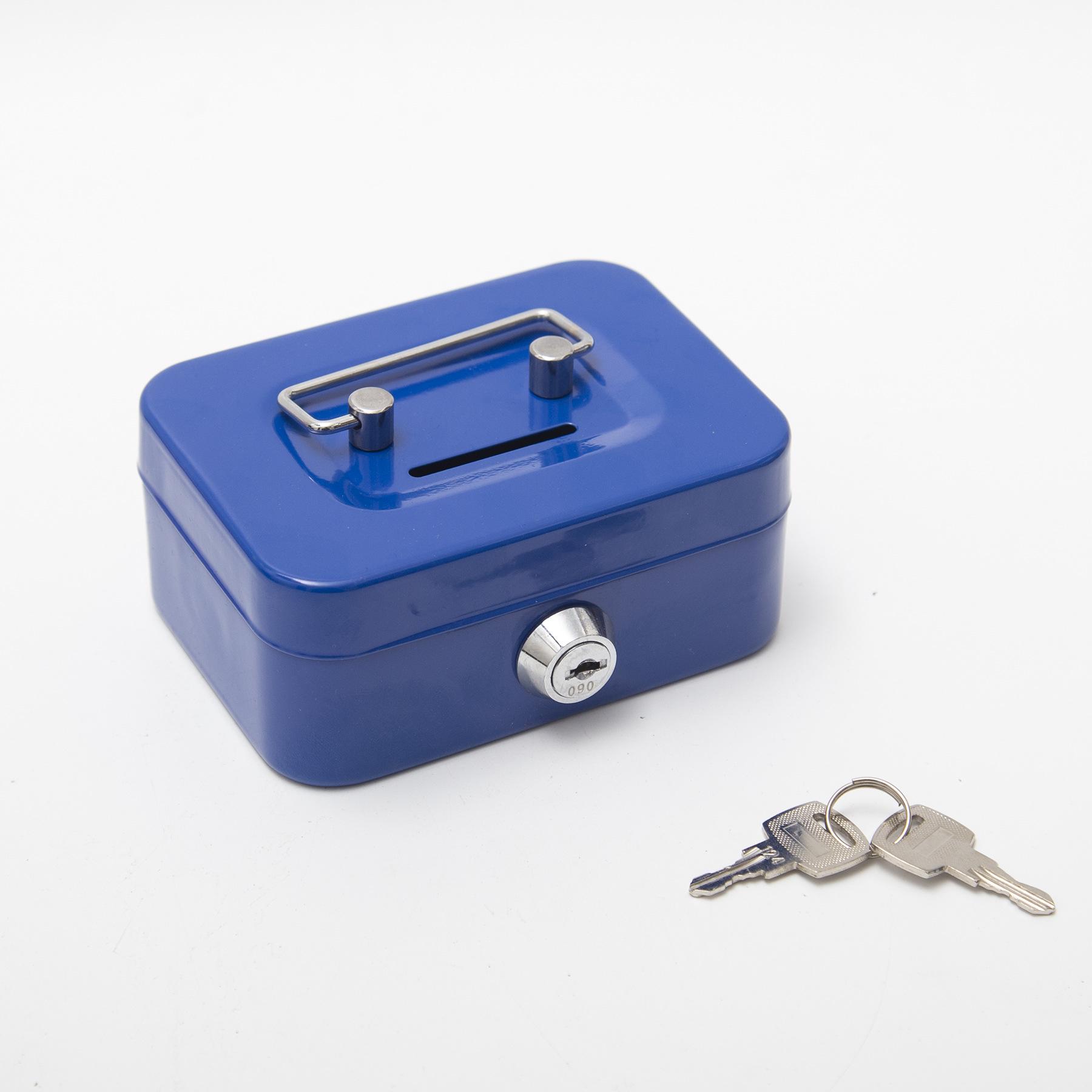 

Portable Piggy Bank with Key Lock - Creative Coin Safe Storage Box 11.5*8.5*5.8