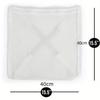 1 Pack Sneaker Dryer Bag, Dryer Door Shoe Net with Elastic Straps, Sneaker Laundry Bag for Shoes, White, 15.5 Inch x 15.5 Inch