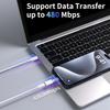 Phone  to USB C Adapter Lighting Aluminum Charger Adapter Fast Charging & Data Transfer Easy to Carry for Phone  16