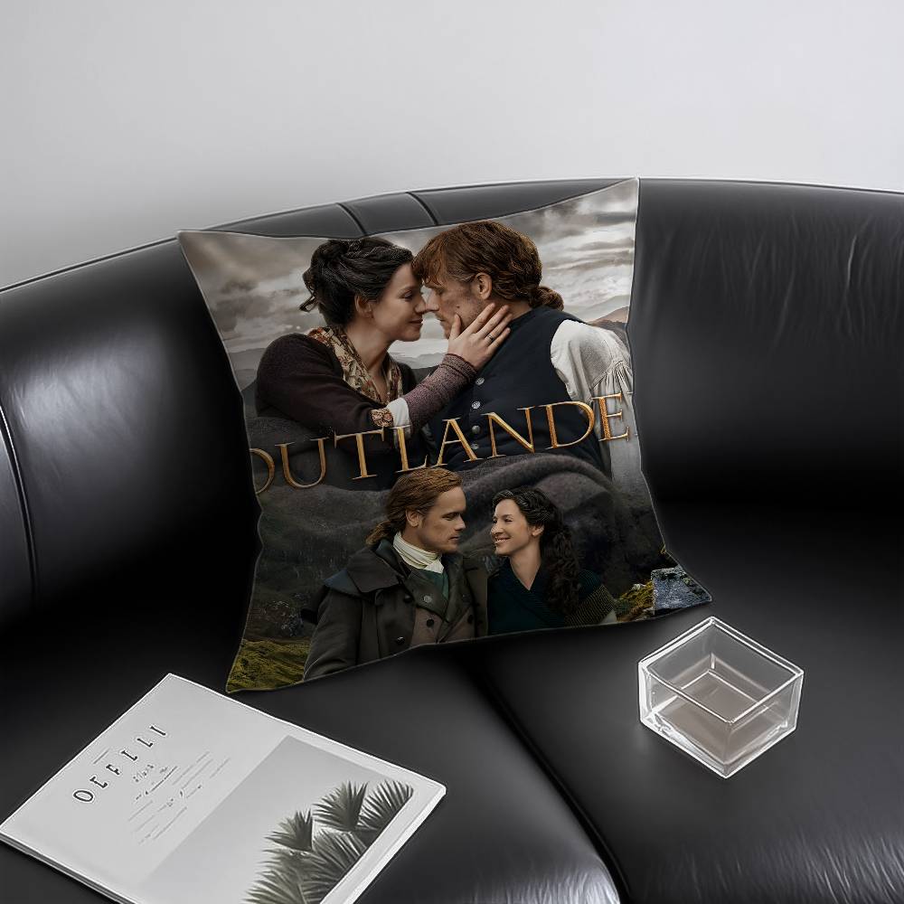 

TV Series OOutlander Pillow Case Antidustmite Invisible zipper Sofa Bed 30X30cm