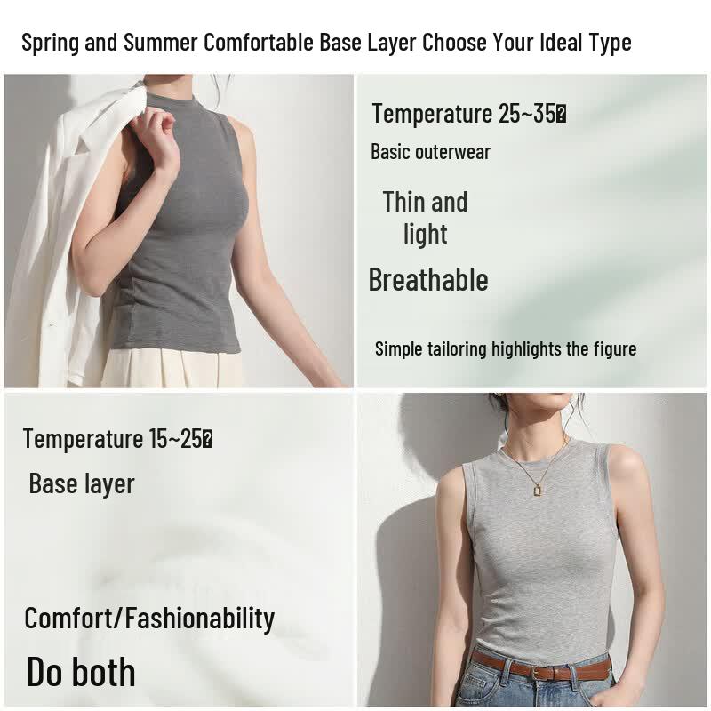 MaoRen Women's Broad Shoulder Cooling Sleeveless Vest