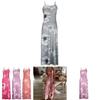 Women's Oversized Floral Printed Sleeveless Maxi Dress For Summer Holidays