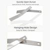 Arc Shaped Durian Shell Opener Stainless Steel Oyster Sheller Fruit Splitter  Fruit Shop