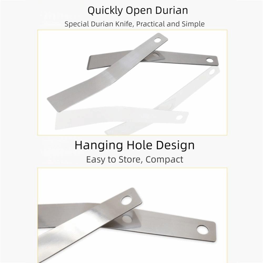 Arc Shaped Durian Shell Opener Stainless Steel Oyster Sheller Fruit Splitter  Fruit Shop