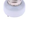 1Pc Universal E27 Abs Us/Eu/Au Plug Conector Suporte de Lâmpada Luminária Base de Lâmpada Adaptador de Parafuso Soquete de Lâmpada Portátil Branco