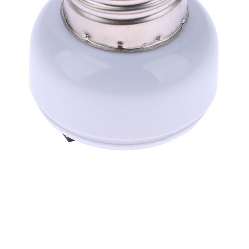 1Pc Universal E27 Abs Us/Eu/Au Plug Conector Suporte de Lâmpada Luminária Base de Lâmpada Adaptador de Parafuso Soquete de Lâmpada Portátil Branco