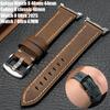 Kožený pásek pro Samsung galaxy watch 8/8 classic prodyšný sportovní řemínek pro galaxy ultra 2025/7 47mm Retro kožený náramek