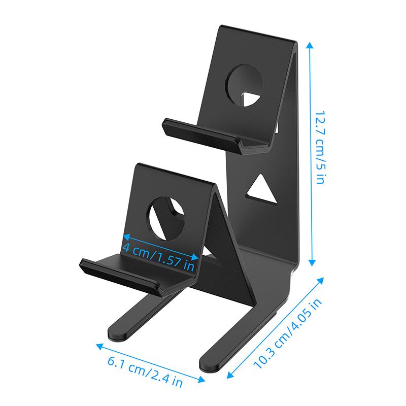

Metal Game Controller Holder Gamepad Handle Bracket Desktop Storage For Switch Pro/Ps5/Xbox Series X/Ps4 Joystick Rack Stand as the picture