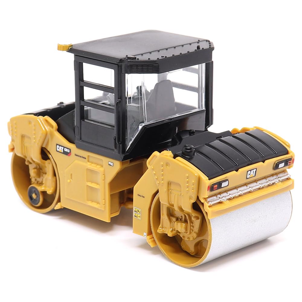 DIECAST MASTERS Rolă vibrantă tandem Caterpillar CAT cu cabină Produs finalizat DM84641CS 1/64 CB-13