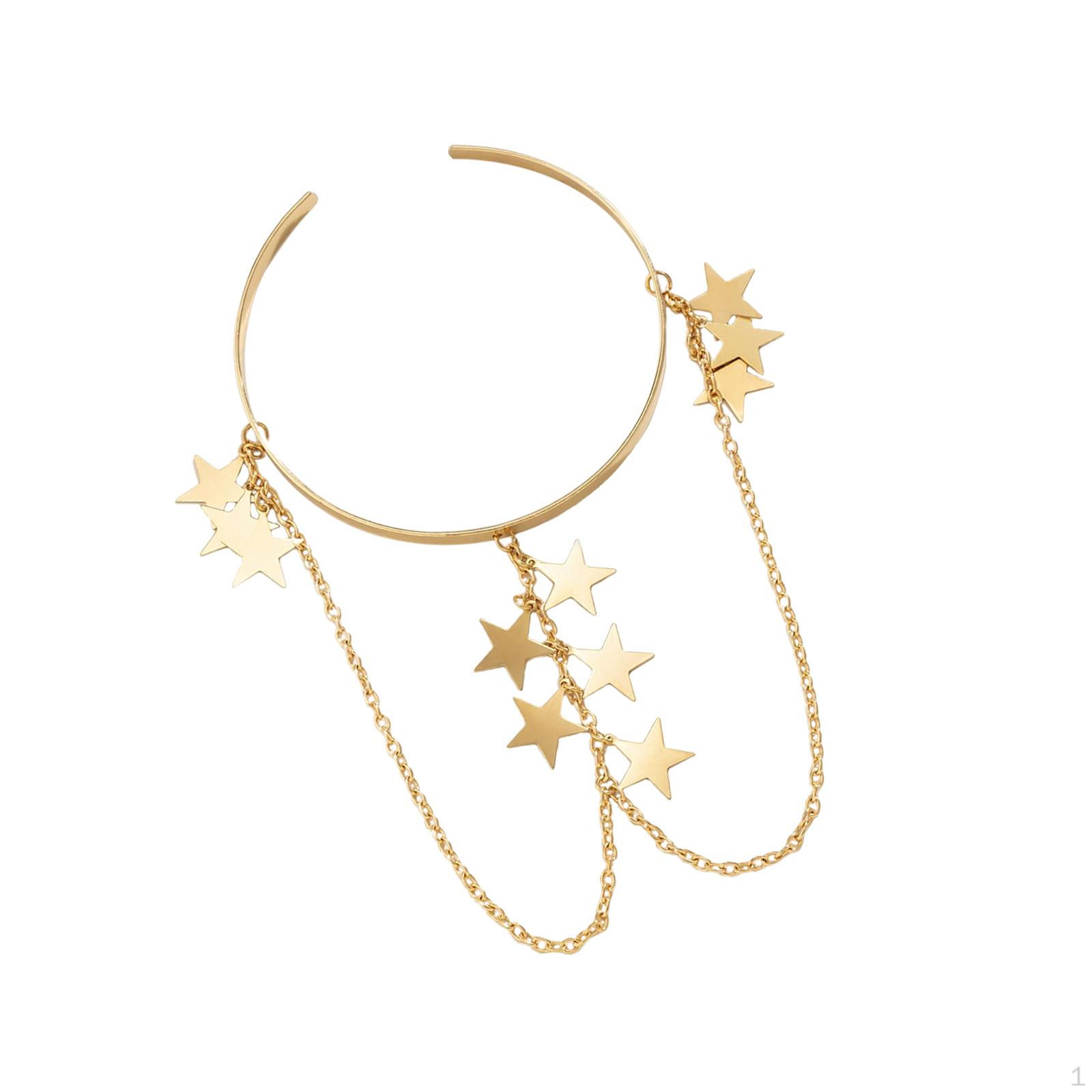 

Браслет на руку Декоративные украшения Модный подарок Открытая полоса Верхняя манжета Браслеты Цепочка для Style B