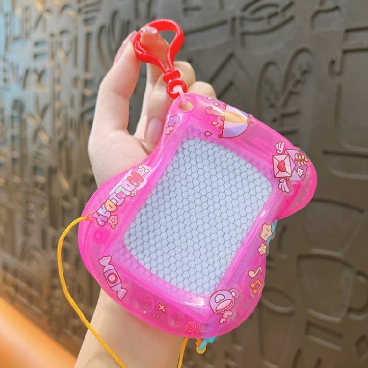 Travel Size Small Magnetic Art Boards Colorful Key RingS Clip Portable Doodling Set Plastic Texture Suitable for Children
