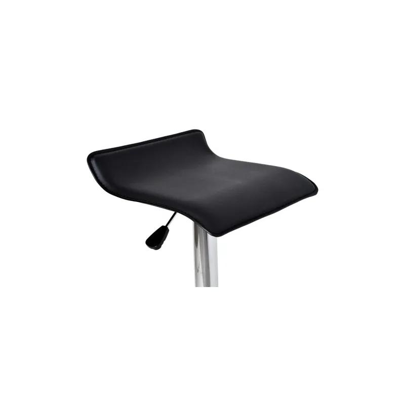 VIA Black Eco Adjustable Stool