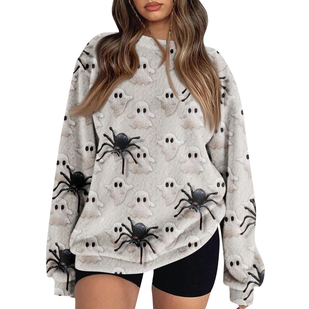 Women's Colorblock Sweatshirt Long Sleeve Round Neck Casual Comfortable Loose Lightweight Women's Sweatshirt