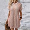 Fashion Summer Dresses Women Soft T Shirt Dress Short Sleeve Casual Summer Tunic Dress Printed Loose Dress Woman Clothing