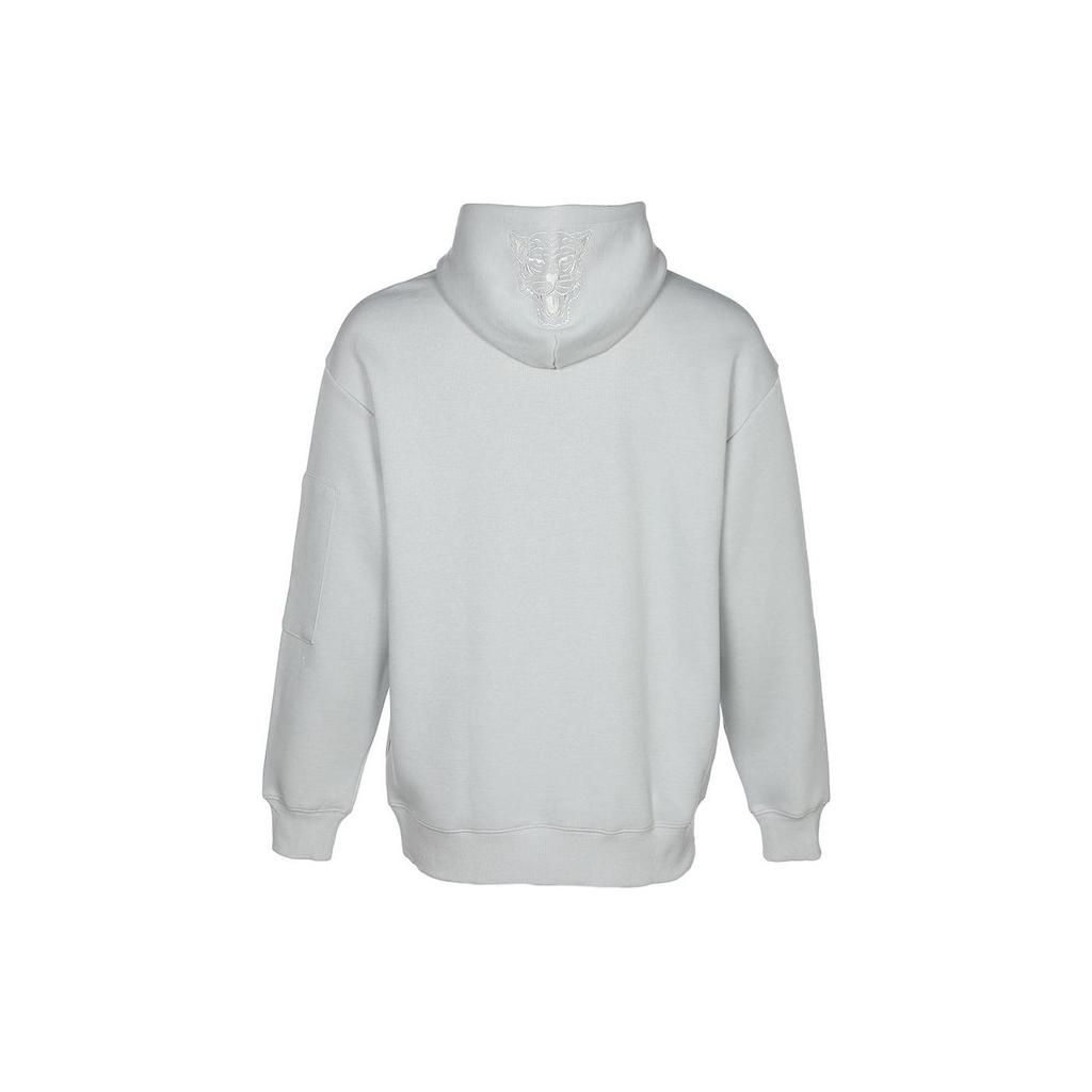 Puma Embroidered Design Casual Hooded Loose Long Sleeve Sweatshirt Men Sweatshirt Gray 621827-19